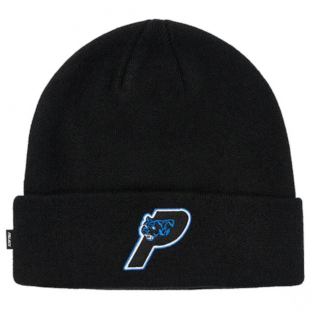 Palace Panther Beanie (Black)